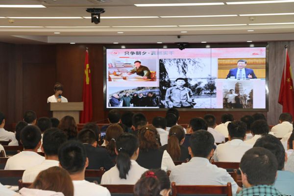 泓源公司黨委舉辦“培育泓源精神，勇?lián)鷩笫姑敝黝}演講比賽(圖4)