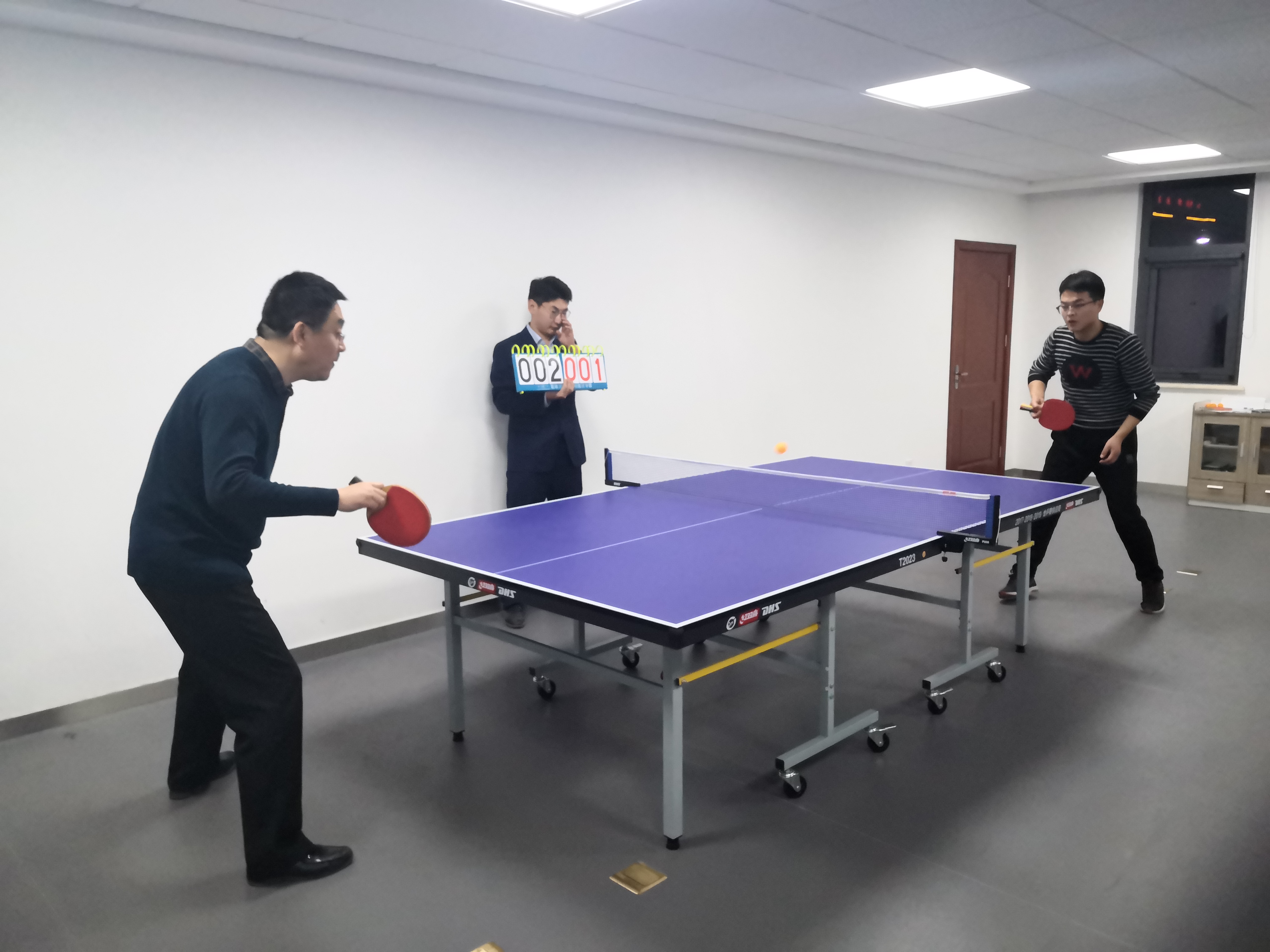 泓源公司舉辦“慶元旦、迎新春”職工乒乓球臺球比賽(圖2)