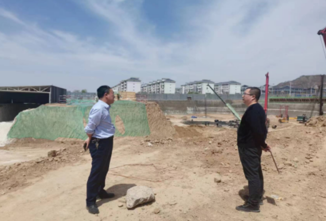 市產(chǎn)投集團供應鏈公司實(shí)地考察合作單位在建項目情況(圖1)